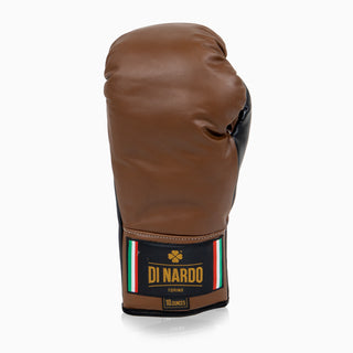 Rękawice bokserskie Di Nardo z sznurowadłami Brązowy Czarny 10 Oz 