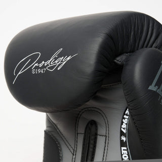 Rękawice bokserskie Leone Prodigy GN117 Czarny 