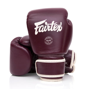 Rękawice do Muay Thai Fairtex BGV16 Bordowy 
