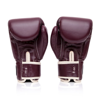 Rękawice do Muay Thai Fairtex BGV16 Bordowy 