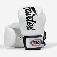 Rękawice do Muay Thai Fairtex BGV19 Deluxe Biały-Combat Arena