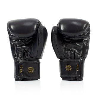 Rękawice do Muay Thai Fairtex BGV19 Deluxe Czarny 