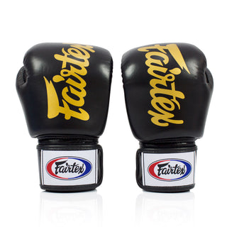 Rękawice do Muay Thai Fairtex BGV19 Deluxe Czarny 