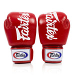 Rękawice do Muay Thai Fairtex BGV19 Deluxe Czerwony 