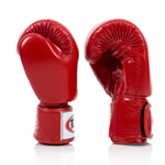 Rękawice do Muay Thai Fairtex BGV19 Deluxe Czerwony 