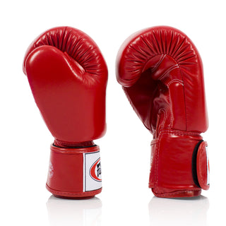 Rękawice do Muay Thai Fairtex BGV19 Deluxe Czerwony 