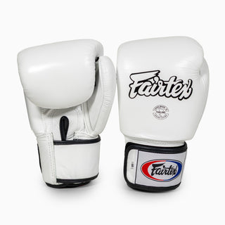 Rękawice do Muay Thai Fairtex BGV1 Biały 