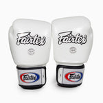 Rękawice do Muay Thai Fairtex BGV1 Biały 