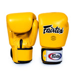 Rękawice do Muay Thai Fairtex BGV1 Żółty 
