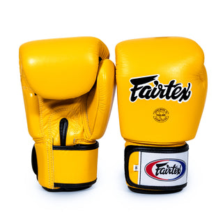 Rękawice do Muay Thai Fairtex BGV1 Żółty 