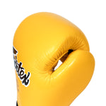 Rękawice do Muay Thai Fairtex BGV1 Żółty 