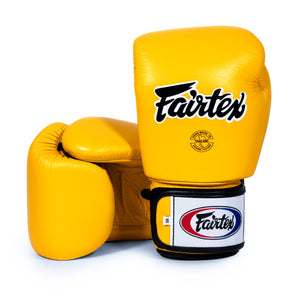 Rękawice do Muay Thai Fairtex BGV1 Żółty 