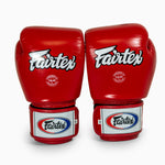Rękawice do Muay Thai Fairtex BGV1 Czerwony 
