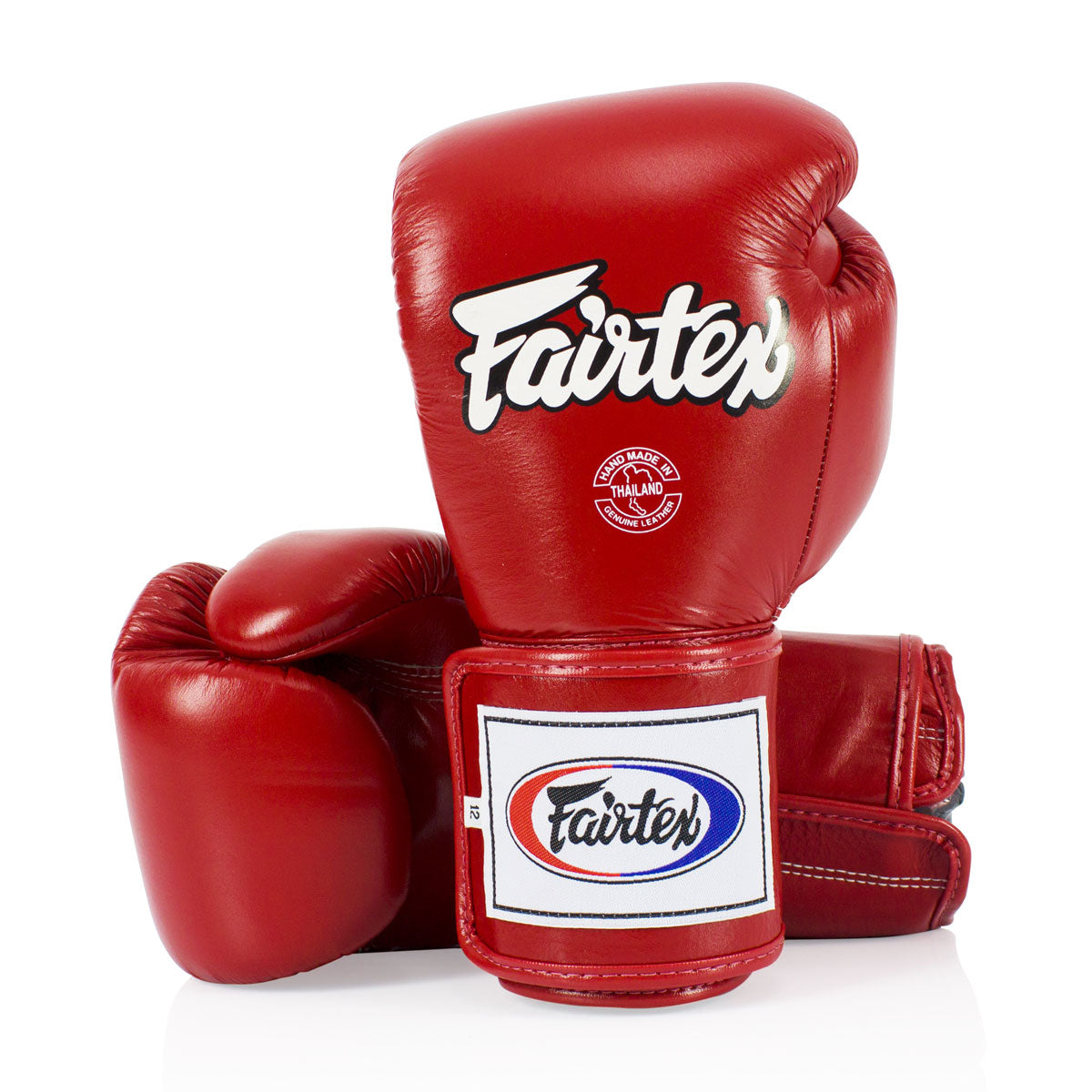 Rękawice do Muay Thai Fairtex BGV5 Super Sparring Czerwony 