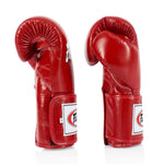 Rękawice do Muay Thai Fairtex BGV5 Super Sparring Czerwony 