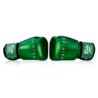 Rękawice do Muay Thai Fairtex Metaliczny BGV22 Zielony 