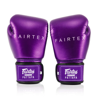 Rękawice do Muay Thai Fairtex Metaliczny BGV22 Fioletowy 