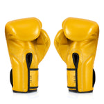 Rękawice do Muay Thai Fairtex Super Sparring BGV18 Złoto 