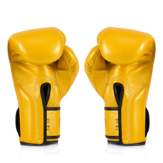 Rękawice do Muay Thai Fairtex Super Sparring BGV18 Złoto 