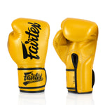 Rękawice do Muay Thai Fairtex Super Sparring BGV18 Złoto 