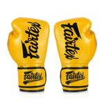 Rękawice do Muay Thai Fairtex Super Sparring BGV18 Złoto 