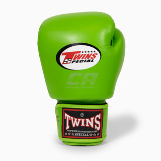 Rękawice do Muay Thai Twins Special BGVL3 Lime