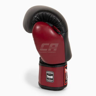 Rękawice do Muay Thai Twins Special BGVL3 Burgundy Black