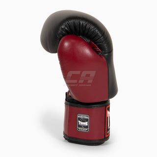 Rękawice do Muay Thai Twins Special BGVL3 Burgundy Black