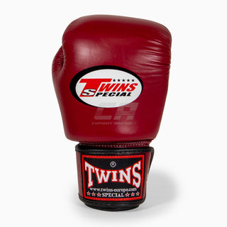 Rękawice do Muay Thai Twins Special BGVL3 Wine Red
