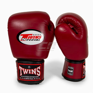 Rękawice do Muay Thai Twins Special BGVL3 Wine Red