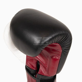 Rękawice do Muay Thai Twins Special BGVL4 czerwono-czarno-białe