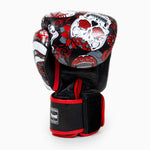 Rękawice do Muay Thai Twins Special FBGVL 3 Skull Czerwony 