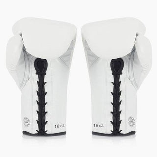 Rękawice bokserskie Fairtex Glory BGLG1 Biały ze sznurowadłami