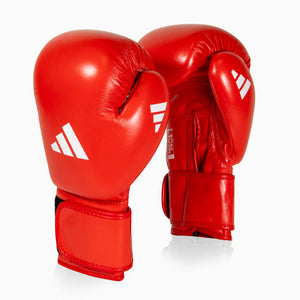 Rękawice bokserskie bokserskie Adidas Zatwierdzone World Boxing Czerwony 
