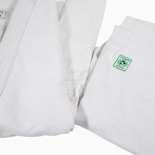 Judoga biały Adidas J730 Champion III IJF bez pasków 