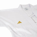Karatega kumite Adidas Adizero 2.0 WKF biały bez pasków 