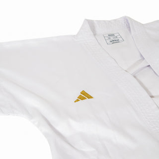 Karatega kumite Adidas Adizero 2.0 WKF biały bez pasków 