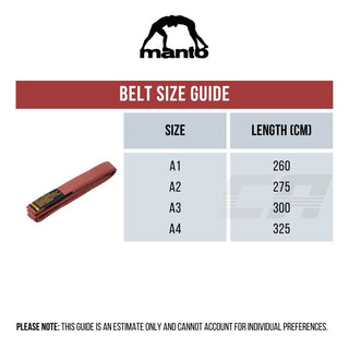 Pas BJJ Manto Motto Niebieski 