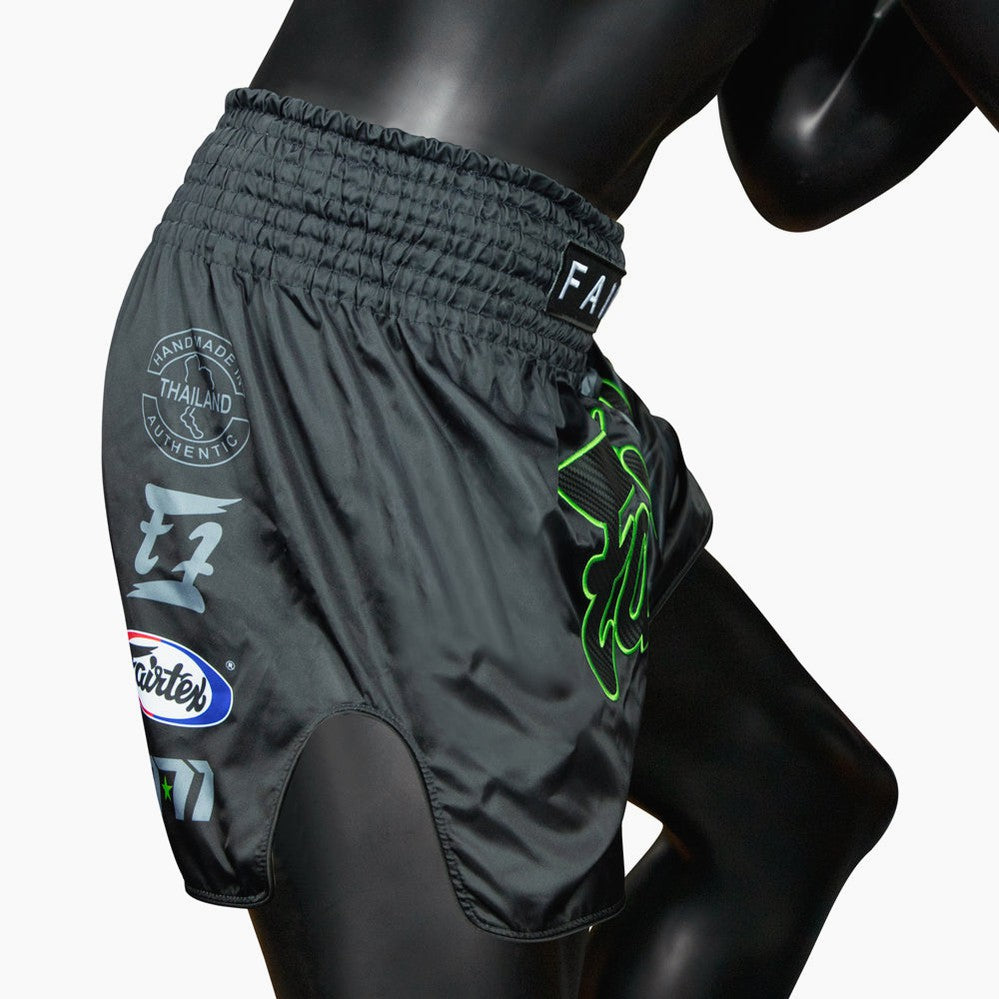 FIDES SPORTEX MULTIGEAR SHORTS Mサイズ Spodenki Kick-Thai Fairtex BS1924 Racer Czarny – Combat Arena