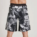 Spodenki MMA Leone IUTER Barbed Wire AB04IU Czarno-Combat Arena
