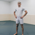 Pantaloncini MMA Manto Shield Bianco-Combat Arena