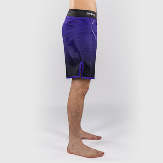 Spodenki MMA Venum Tekken 8 Kazuya Czarny-fioletowy-Combat Arena