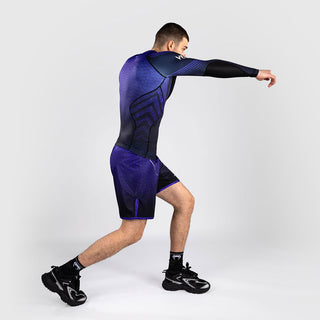 Spodenki MMA Venum Tekken 8 Kazuya Czarny-fioletowy-Combat Arena