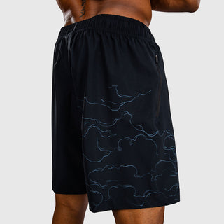 Pantaloncini allenamento Venum Thunder Dragon Nero-Combat Arena