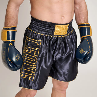 Pantaloncini boxe Leone DNA Premium AB233 Blu-Combat Arena