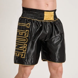 Spodenki bokserskie Leone DNA Premium AB233 Czarny-Combat Arena