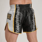 Spodenki kick-thai Leone IUTER Barbed Wire AB05IU Czarne-Combat Arena