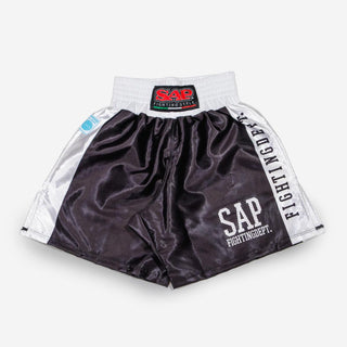 Spodenki kick-thai SAP WAKO Combat Competition Czarne-Combat Arena