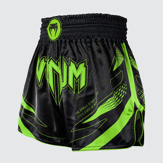 Pantaloncini kick-thai Venum Amazonia Reborn Nero-verde-Combat Arena