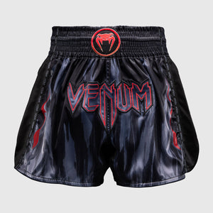 Spodenki kick-thai Venum Demon Czarno-szary-Combat Arena